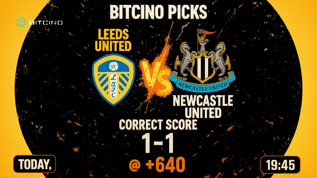 Leeds vs Newcastle: 1-1 Correct Score Value Pick @ +640